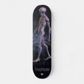 Skateboard Patinage de marque pourpre Alien Dd (Recto)