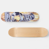 Skateboard Patinage de Native American Totem Pole (Horz)