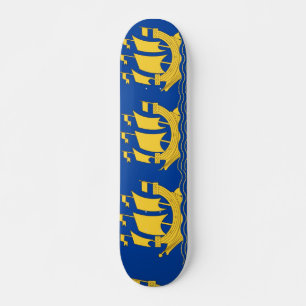 Skateboard Patinage de navire jaune