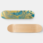 Skateboard Patinage de peinture d'art fluide (Horz)