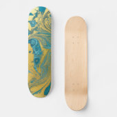 Skateboard Patinage de peinture d'art fluide (Recto)