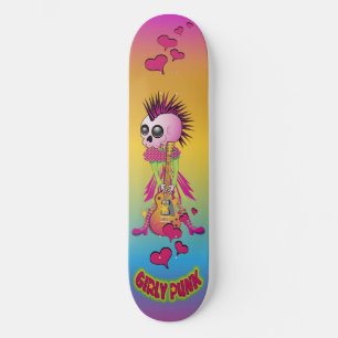 Skateboard Patinage de rock Girly Punk