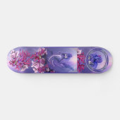 Skateboard Patinage de sirène d'océan violet (Horz)