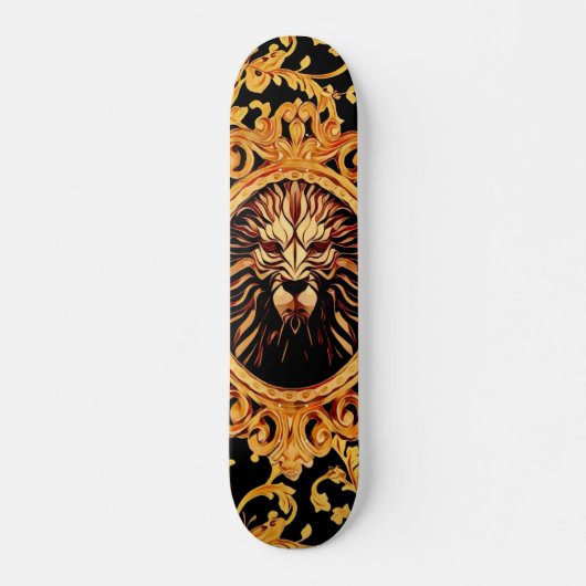 Skateboard Patinage de style baroque Pourcentage Lion (Devant)