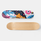 Skateboard Patinage de style, brillant (Horz)