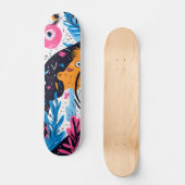 Skateboard Patinage de style, brillant (Recto)