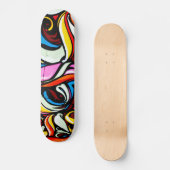 Skateboard Patinage de style graffiti (Recto)