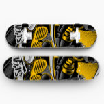 Skateboard Patinage de style graffiti jaune | Planche de skat<br><div class="desc">Patinage de style Graffiti Jaune | Graffiti Skateboard Deck - Ce Graffiti Skateboard personnalisé fait un excellent cadeau à tous ceux qui aiment le skateboard.</div>