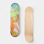 Skateboard Patinage de style Grunge de couleur (Recto)