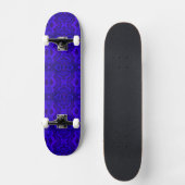 Skateboard Patinage de texture de serpent bleu (Recto)