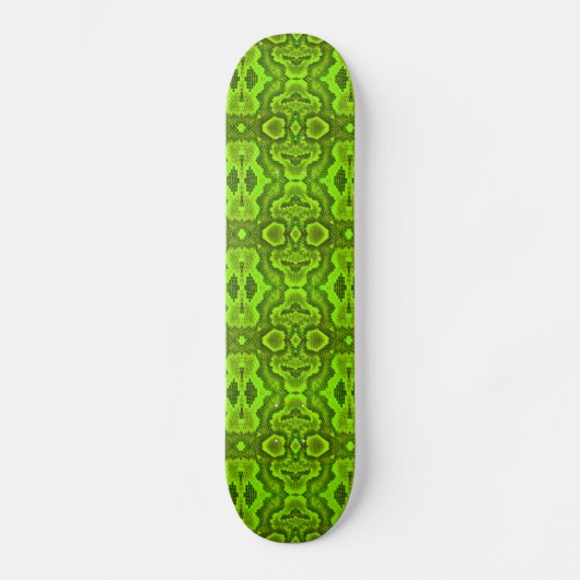 Skateboard Patinage de texture de serpent vert (Recto)