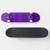 Skateboard Patinage de texture de serpent violet (Horz)