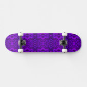 Skateboard Patinage de texture de serpent violet (Horz)