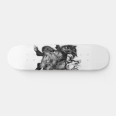 Skateboard Patinage de Wolf de guerre (Horz)