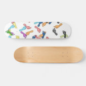 Skateboard Patinage d'empreinte (Horz)