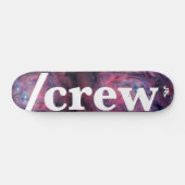 Skateboard /Patinage d'équipage sur carte spatiale (Horz)