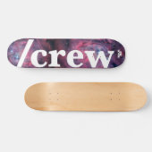 Skateboard /Patinage d'équipage sur carte spatiale (Horz)