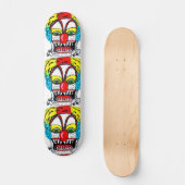 Skateboard Patinage DERANGED CLOWN (Recto)