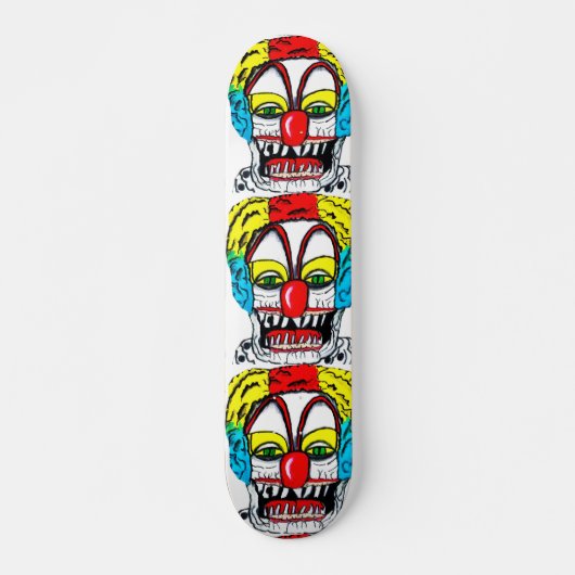 Skateboard Patinage DERANGED CLOWN (Devant)