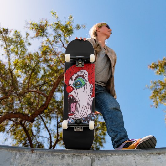 Skateboard Patinage DERANGED CLOWN (Extérieur 1)