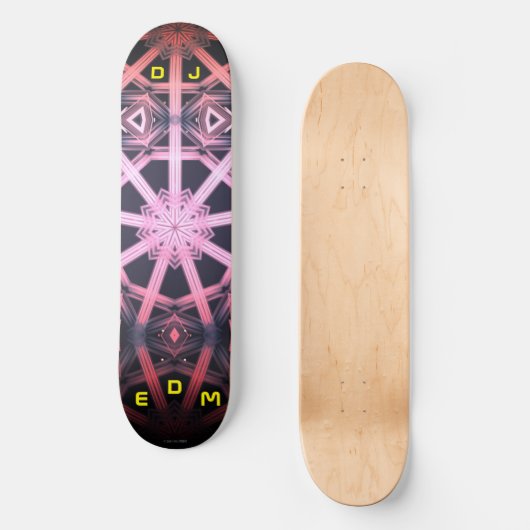 Skateboard Patinage Dj EDM (Recto)