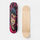 Skateboard Patinage d'obsession rose (Recto)