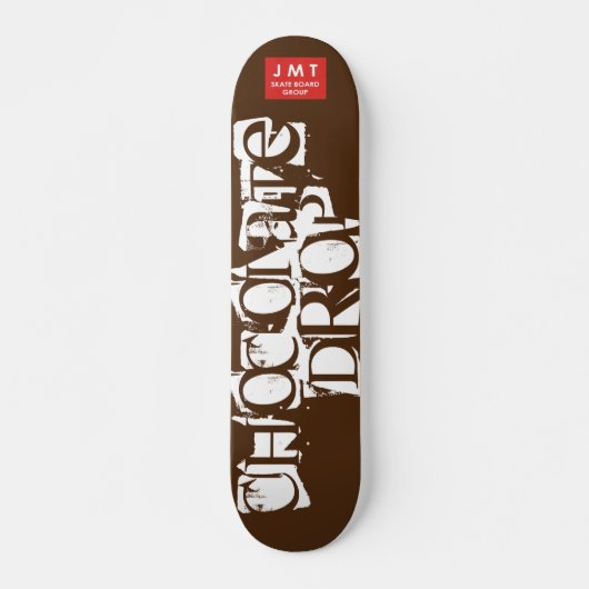 Skateboard Patinage DROP CHOCOLATE, pont de 7¾ po (Devant)