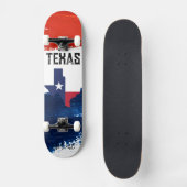 Skateboard Patinage du drapeau du Texas (Recto)