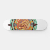 Skateboard Patinage du Motif indien Tête (Horz)