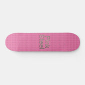 Skateboard Patinage en acier rose (Horz)