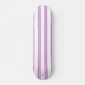 Skateboard Patinage en bande blanche et violette HAMbWG (Devant)