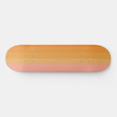 Skateboard Patinage en bande orange et rose (Horz)