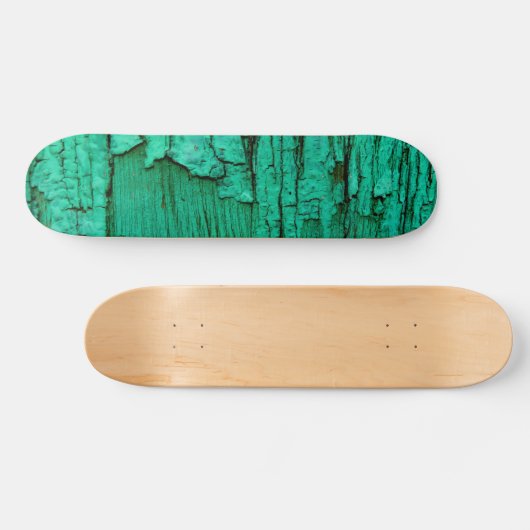Skateboard Patinage en bois vert Jade. (Horz)