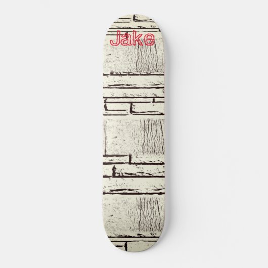 Skateboard Patinage en brique (Recto)