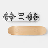 Skateboard Patinage en continu monogramme (Horz)