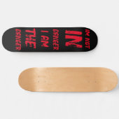 Skateboard Patinage en danger (Horz)