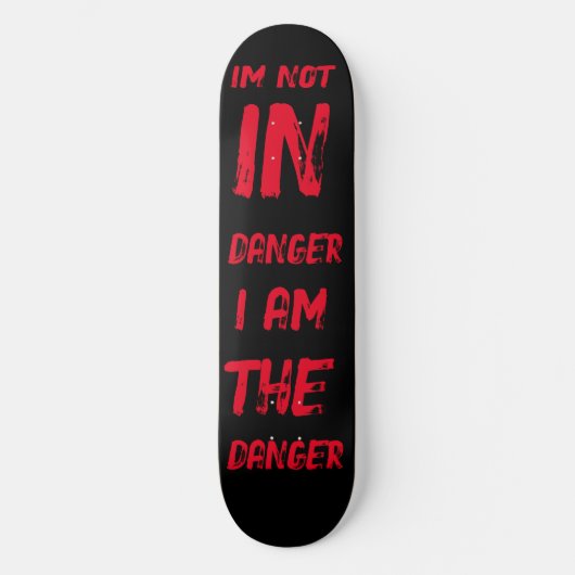 Skateboard Patinage en danger (Recto)