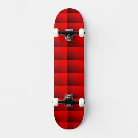 Skateboard Patinage en deux tons rouge (Recto)