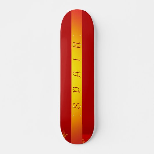 Skateboard Patinage en Espagne (Devant)