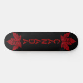Skateboard Patinage en feuille d'érable cool Retro Canada (Horz)