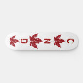 Skateboard Patinage en feuille d'érable Retro Canada en état  (Horz)