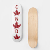 Skateboard Patinage en feuille d'érable Retro Canada en état  (Recto)