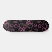 Skateboard Patinage en fleurs (Horz)