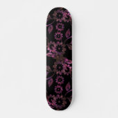 Skateboard Patinage en fleurs (Devant)