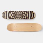 Skateboard Patinage en fleurs (Horz)