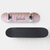 Skateboard Patinage en Parties scintillant Pinky (Horz)