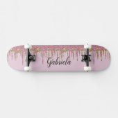 Skateboard Patinage en Parties scintillant Pinky (Horz)
