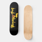 Skateboard Patinage en pot de miel, Wall Art (Recto)
