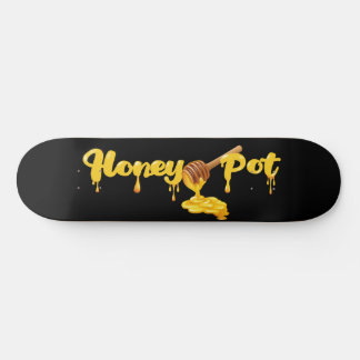 Skateboard Patinage en pot de miel, Wall Art