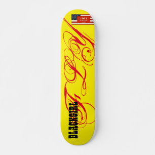 Skateboard Patinage en vol pour FILLE NOIRE, pont de 7¾ po